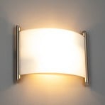 Lindby sienas lampa Filippa, 31 cm, niķelis, stikls, E27