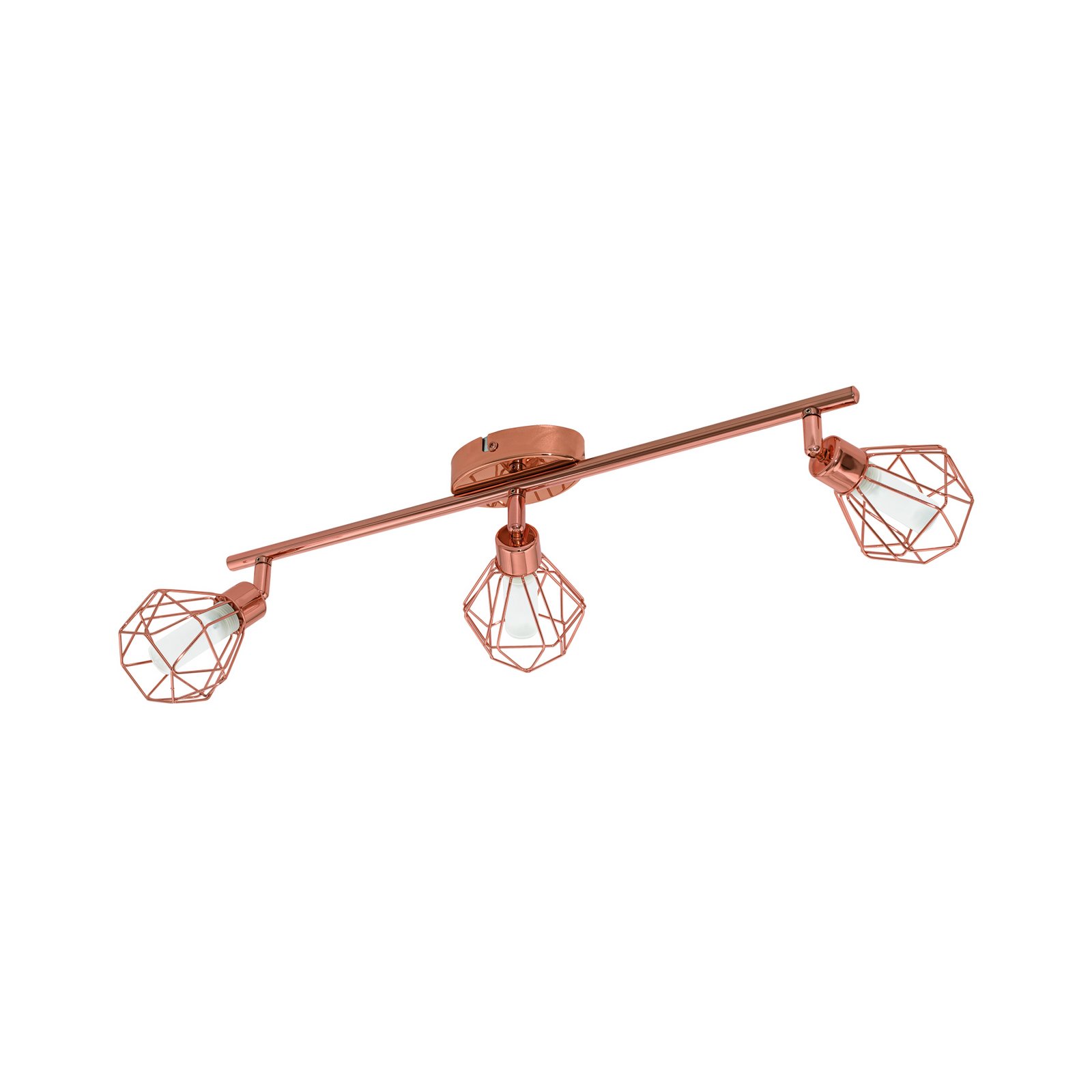 LED stropní světlo Zapata, tři lampy