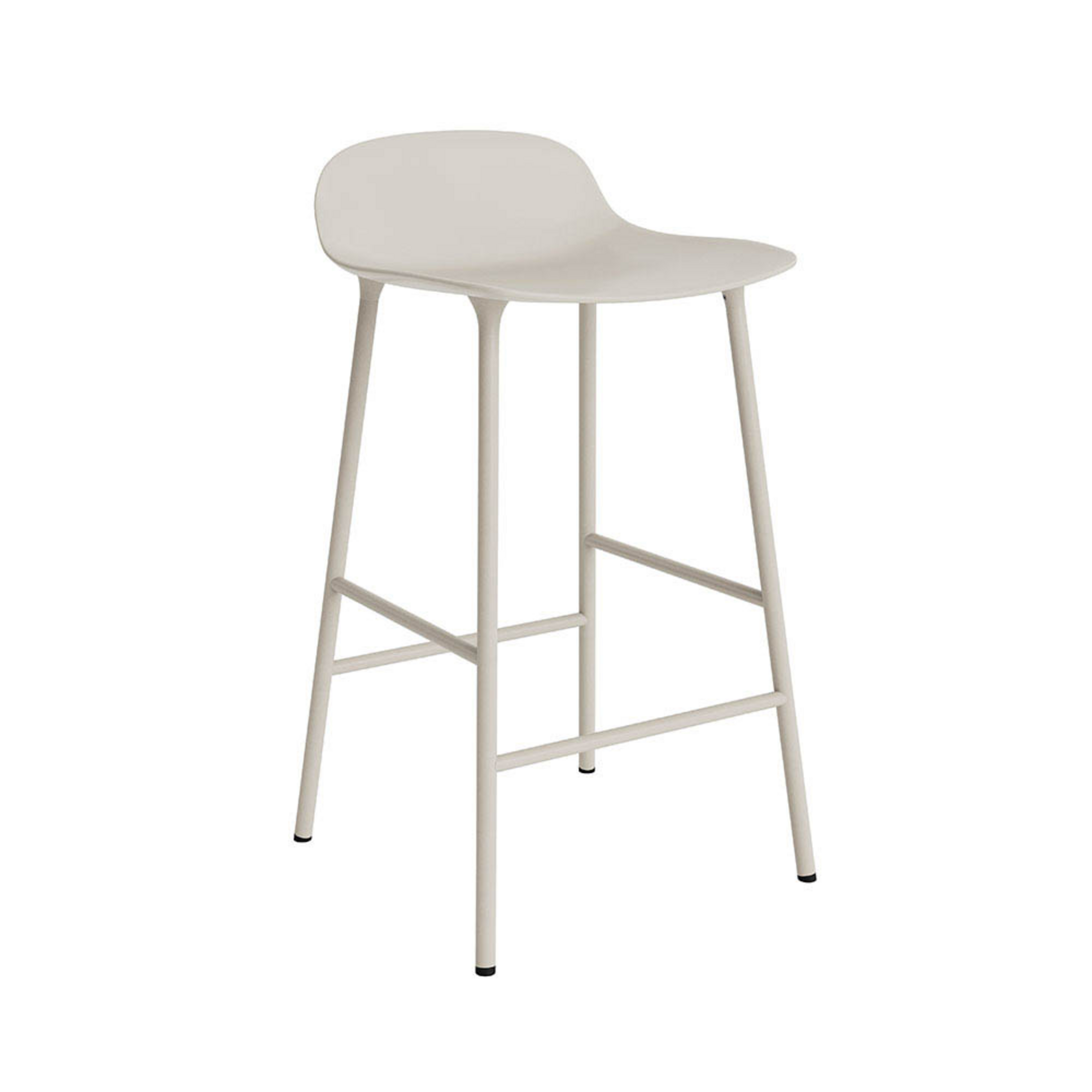 Shape Bar stool H65 Steel/Light Grey - Normann Copenhagen