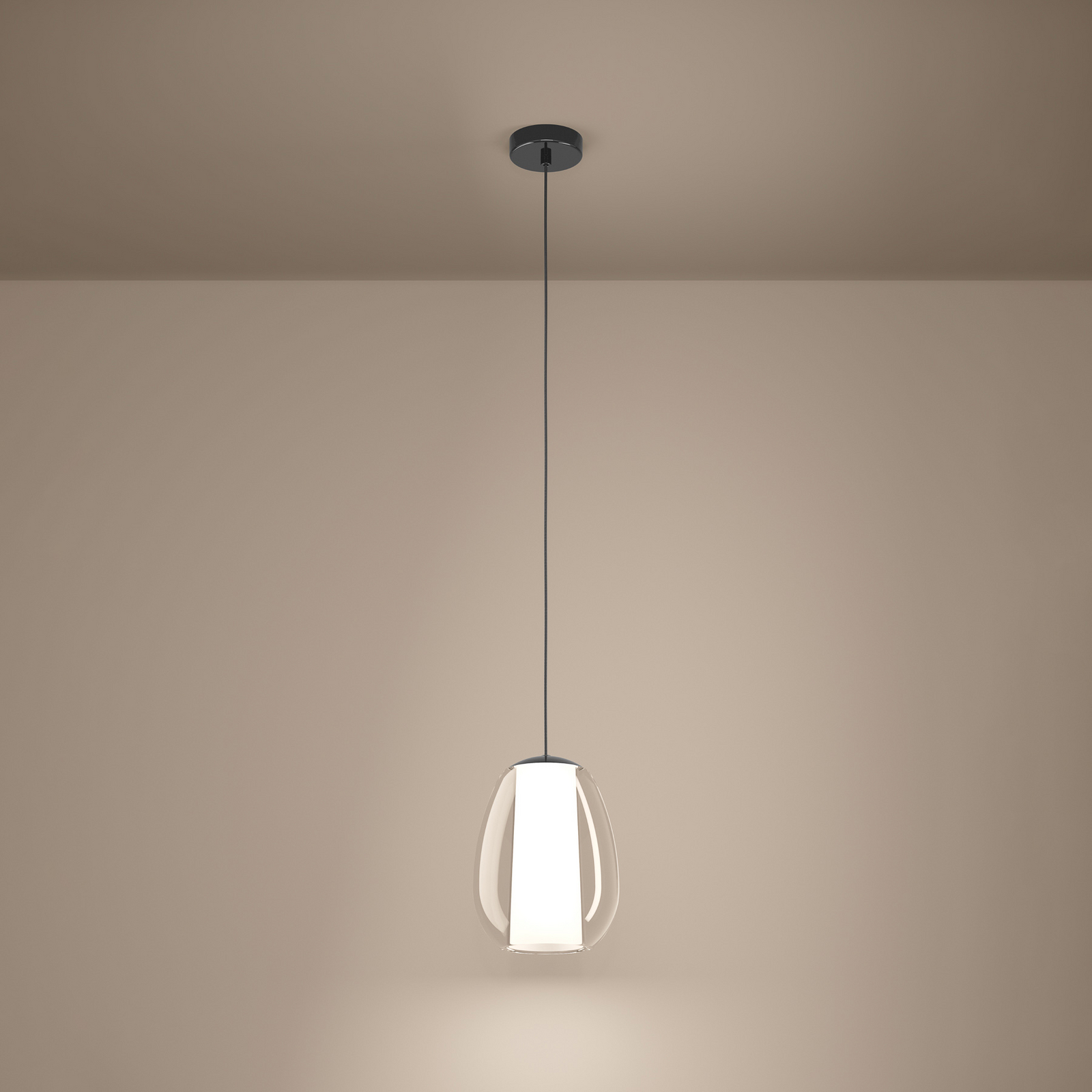 Suspension LED Menorca, nickel, Ø 22 cm CCT - Stars of Light