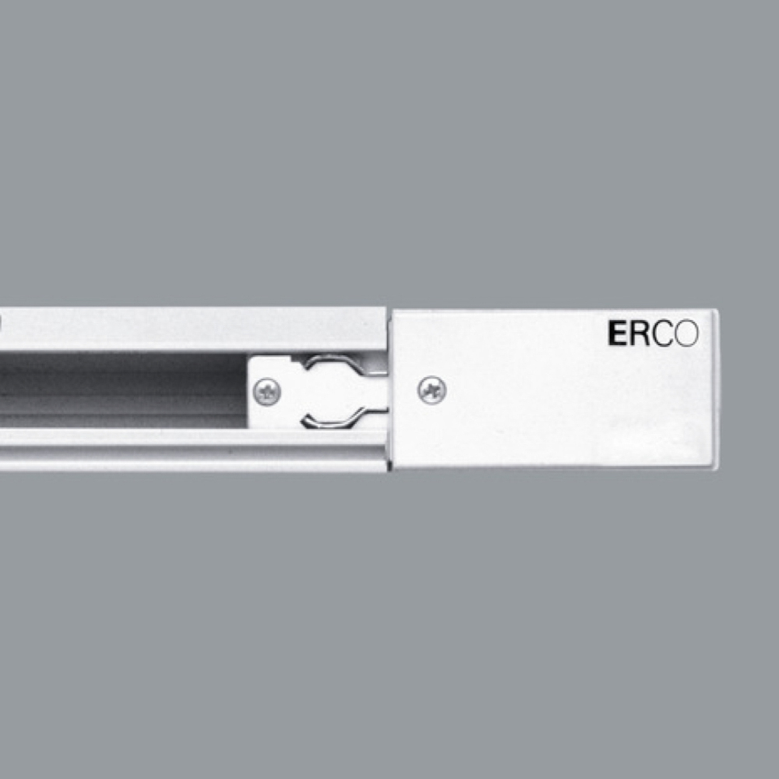 ERCO 3-fazowy zasilacz lewy, biały