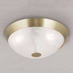 Classic Jaya ceiling lamp with glass shade