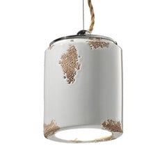 Lampada a sospensione vintage C984 bianco