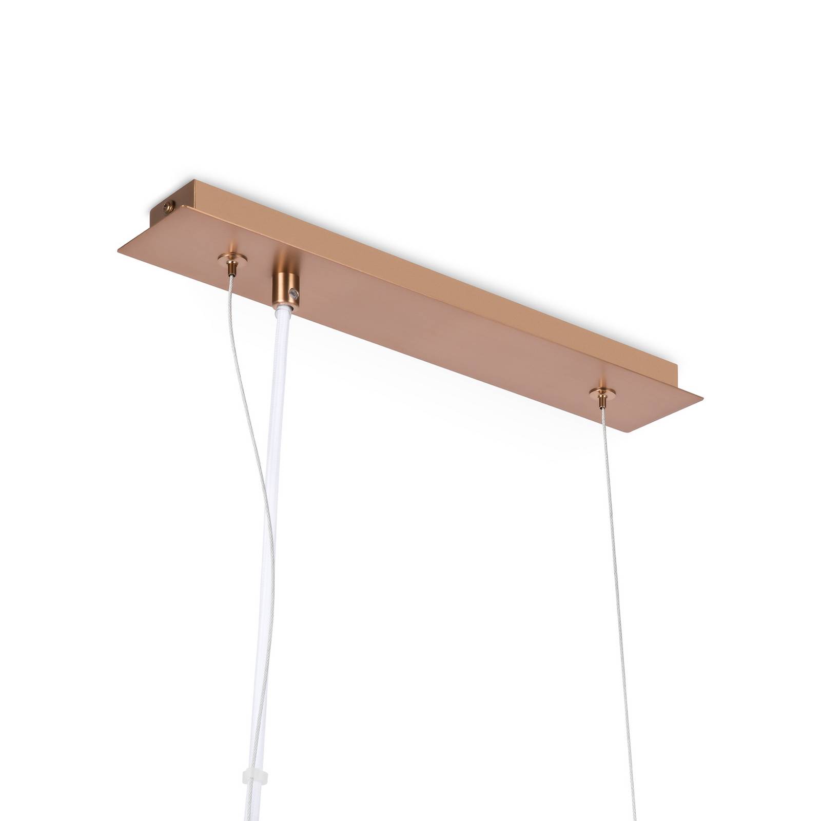 Lampa wisząca Erich marki Maytoni, mosiądz różowy, szkło/metal, 5-punktowa.