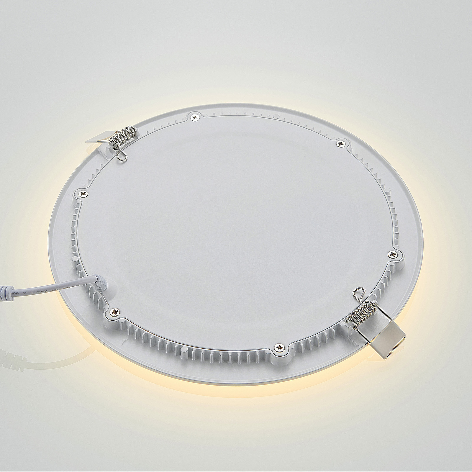 ELC Pan LED-Einbaupanel rund, 3.000 K Ø22,5cm