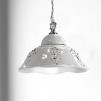 Guiliano hanging light, ceramic lampshade, 20.5 cm