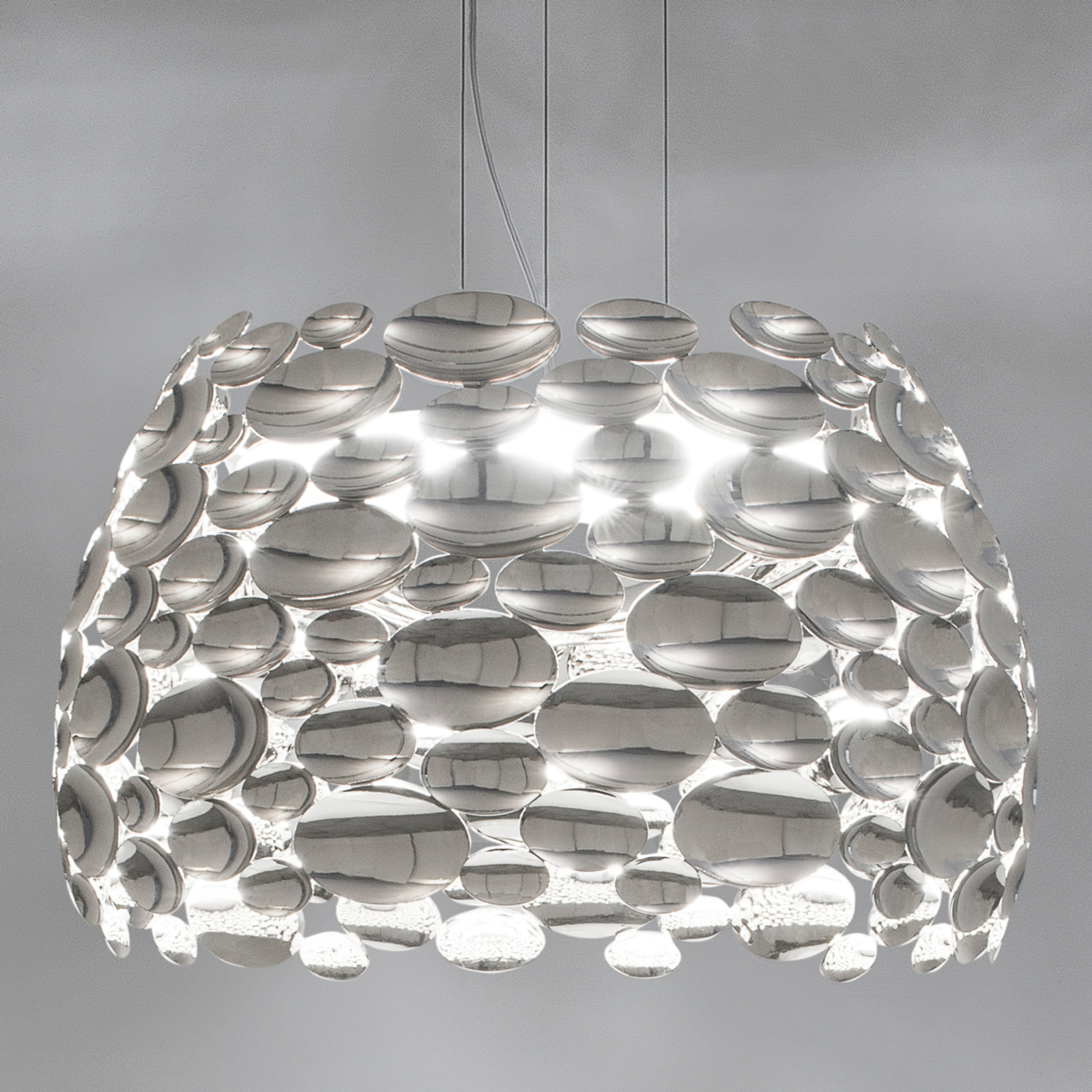 Terzani Anish - LED-Hängeleuchte, nickel