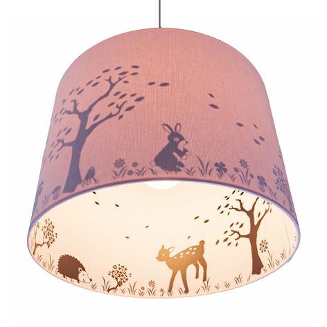 Suspension Carla intérieur imprimé, motif cerf