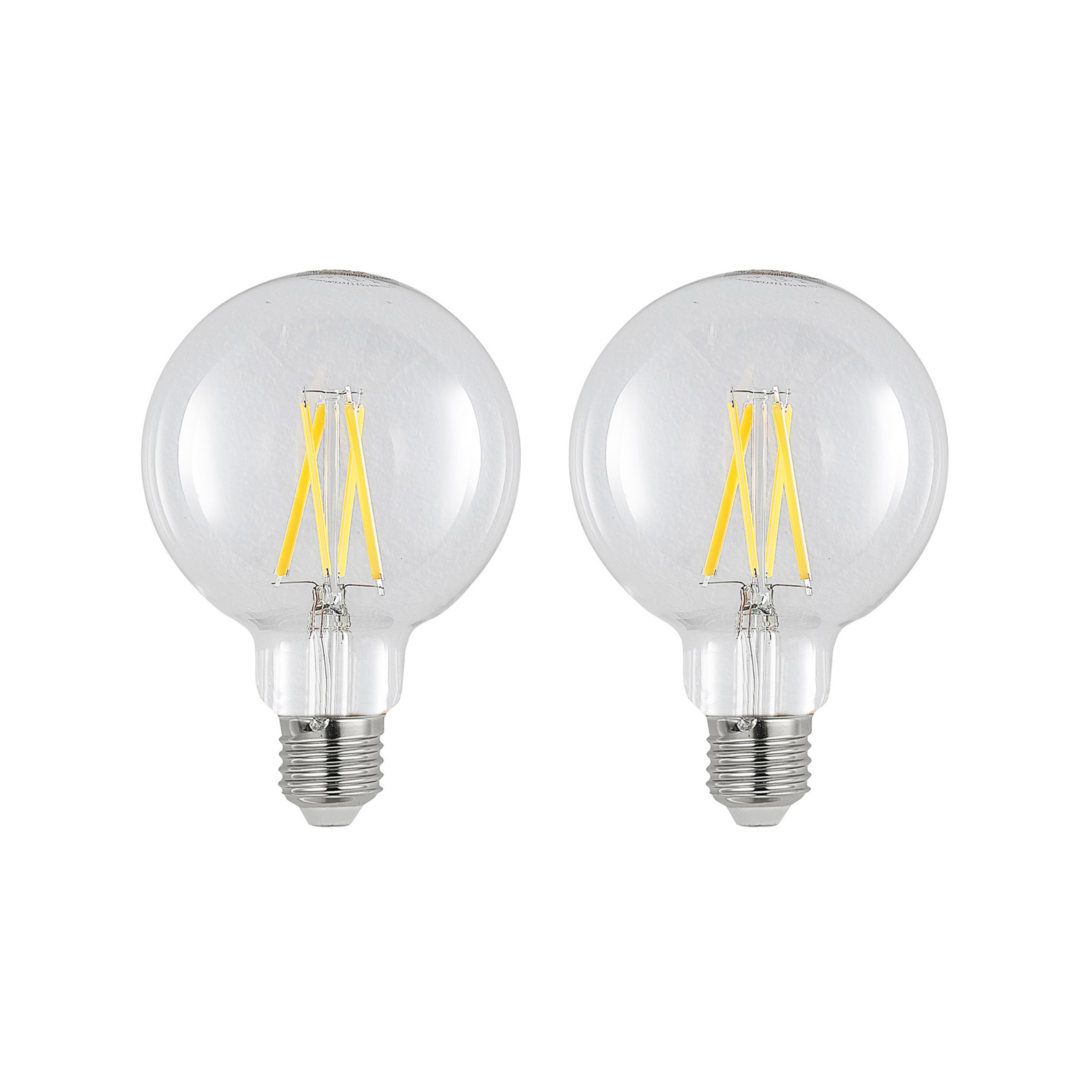 Żarówka LED E27 8W 2 700 K G95 globe2 szt.