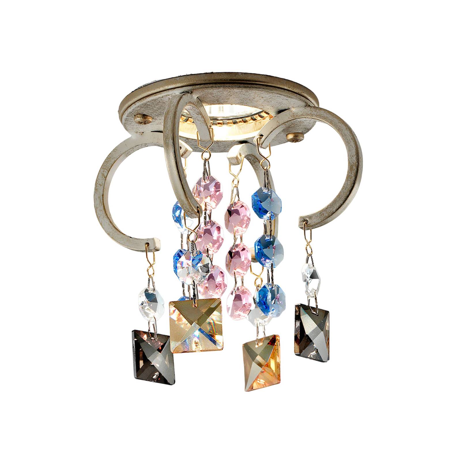 Gracia - Einbaustrahler mit farbigem Behang