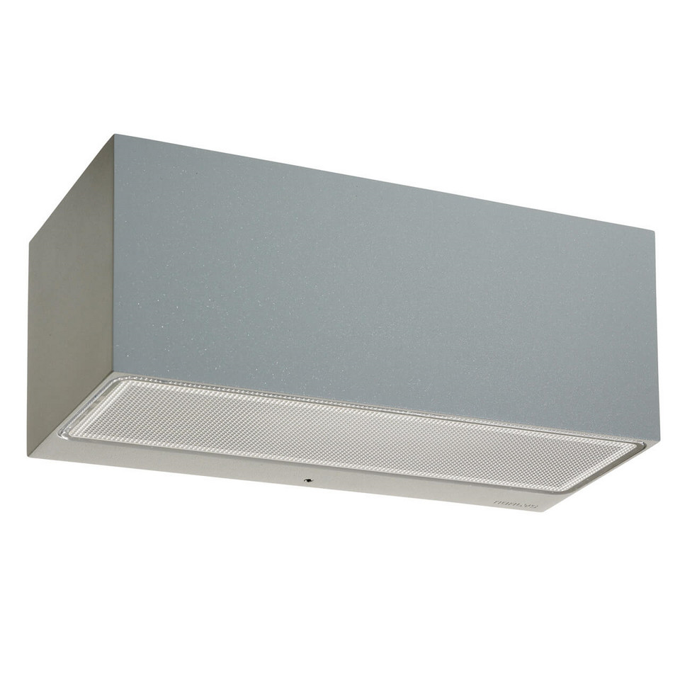 Norlys Asker Big Up/Down LED Utomhus Vägglampa, metallisk från Norlys