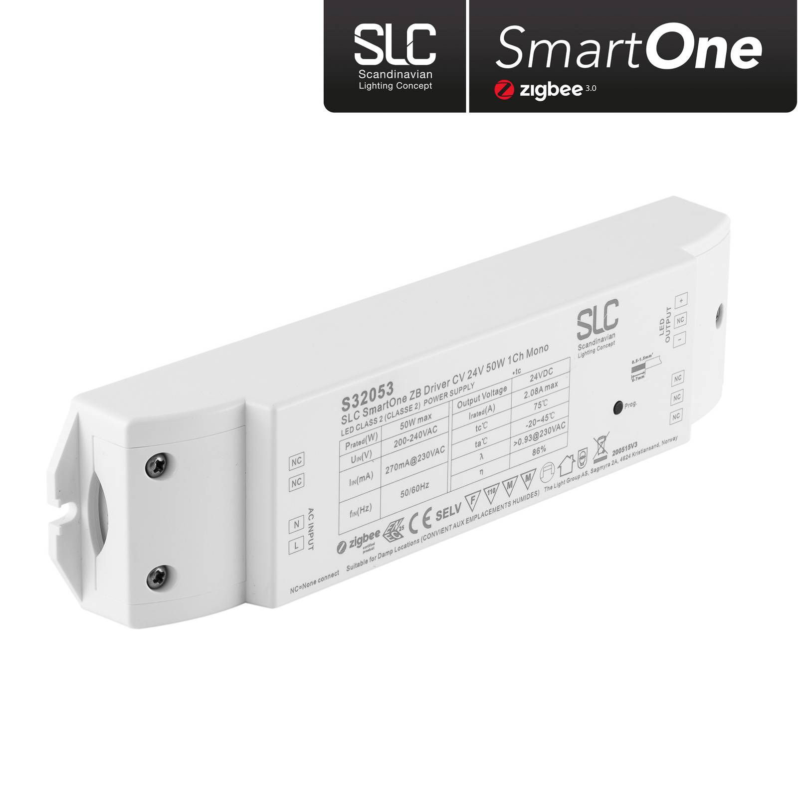 The Light Group SLC SmartOne strömförsörjning ZigBee CV 24V 50W