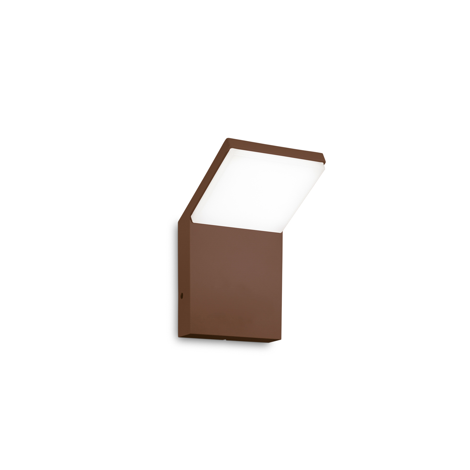 Ideal Lux LED outdoor wall light Style coffee brown aluminium 3,000 K