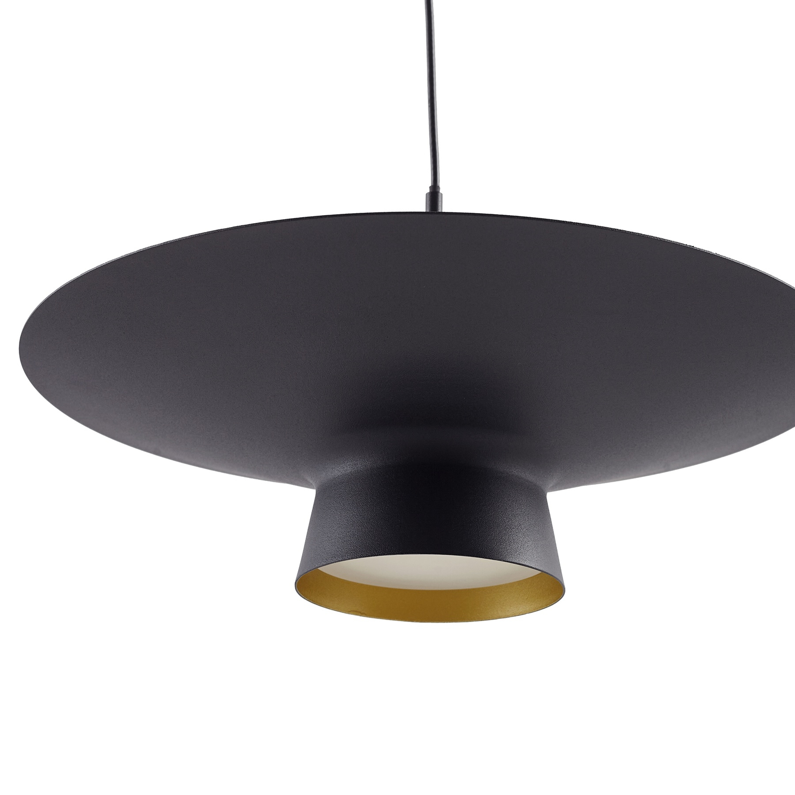 Norvind Żyrandol LED Ø 100 cm 10-punktowa czarny metal - Lindby