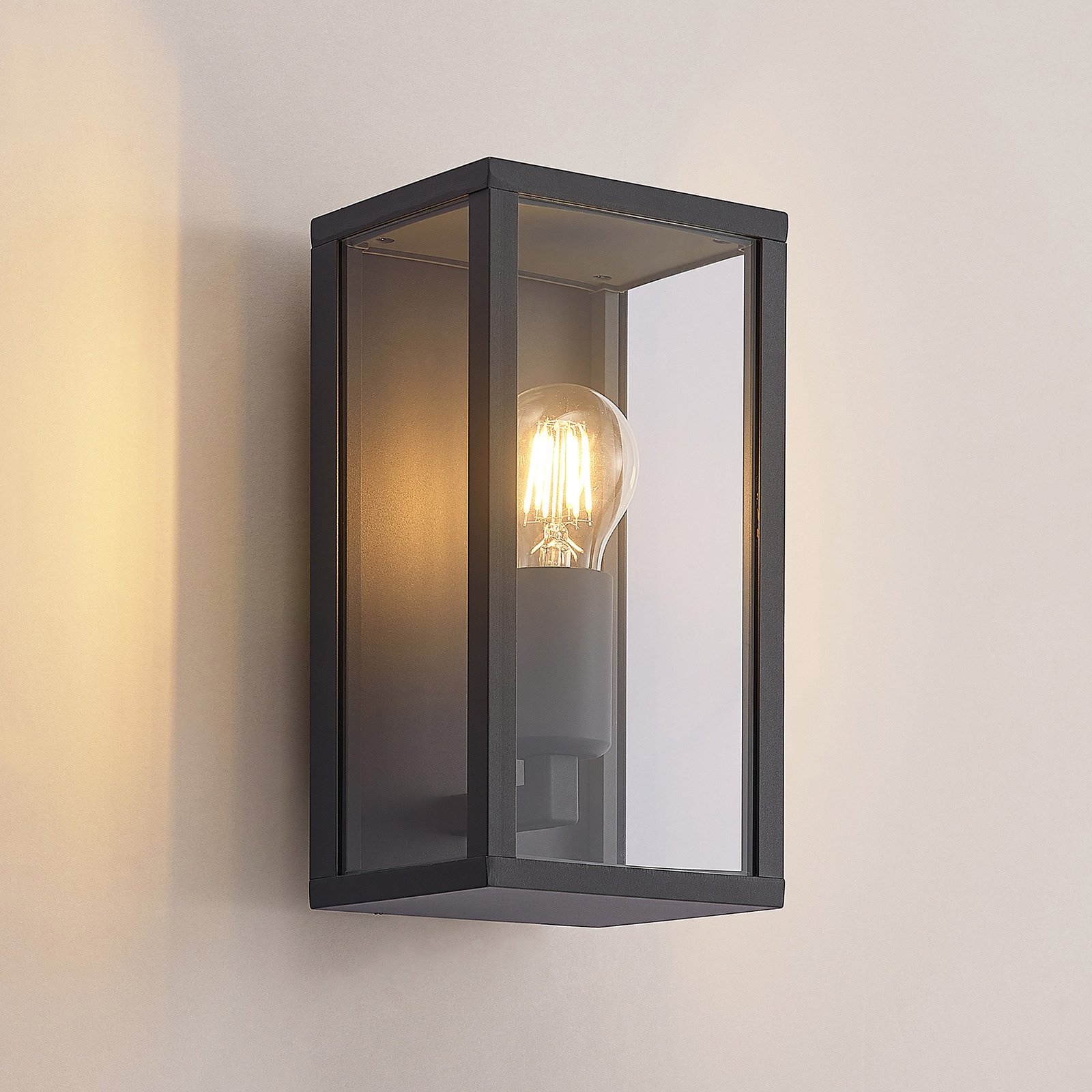 Peldar Kültéri Fali Lámpa Dark Grey - Lindby
