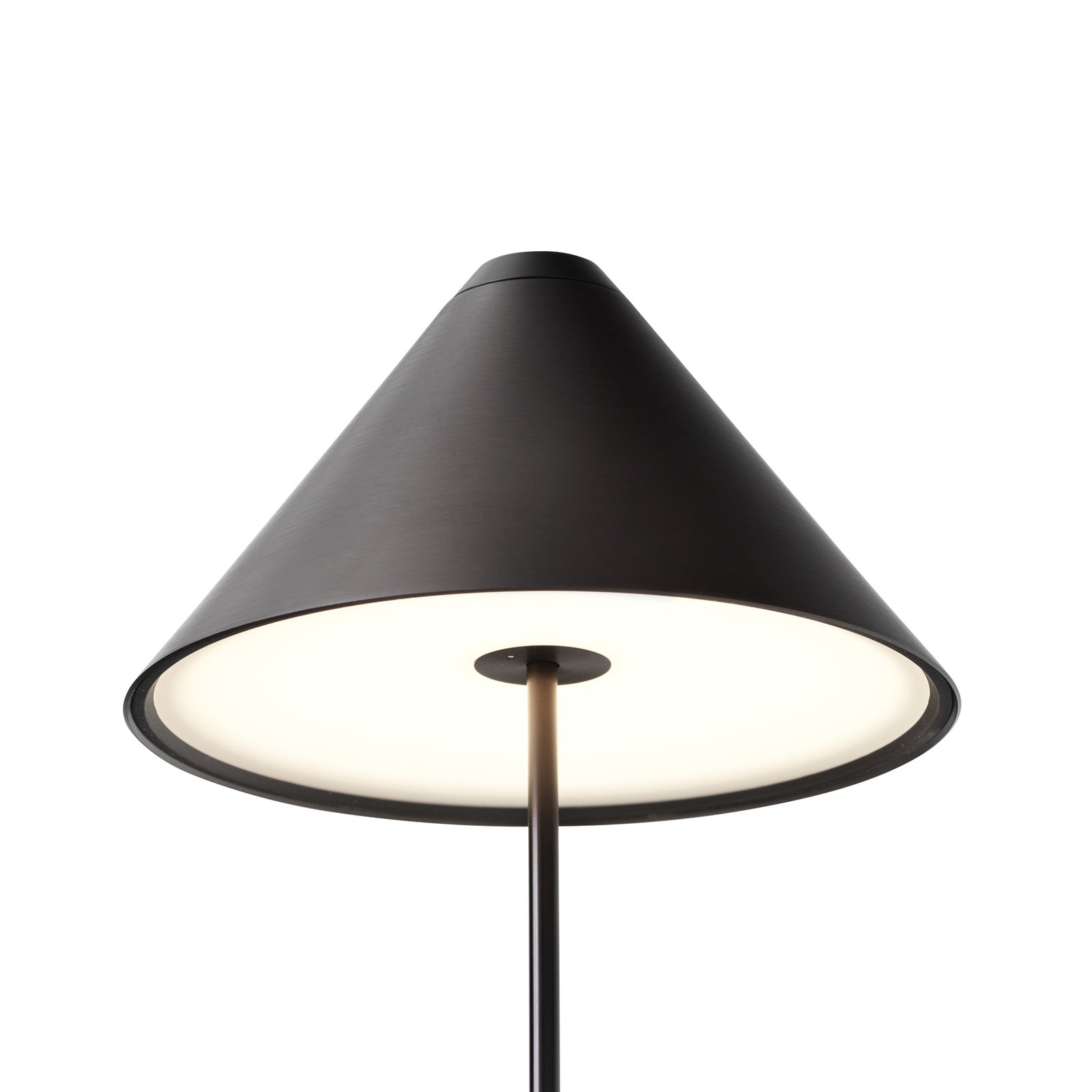 Brolly Prijenosni Stolna lampa Steel Crna - New Works