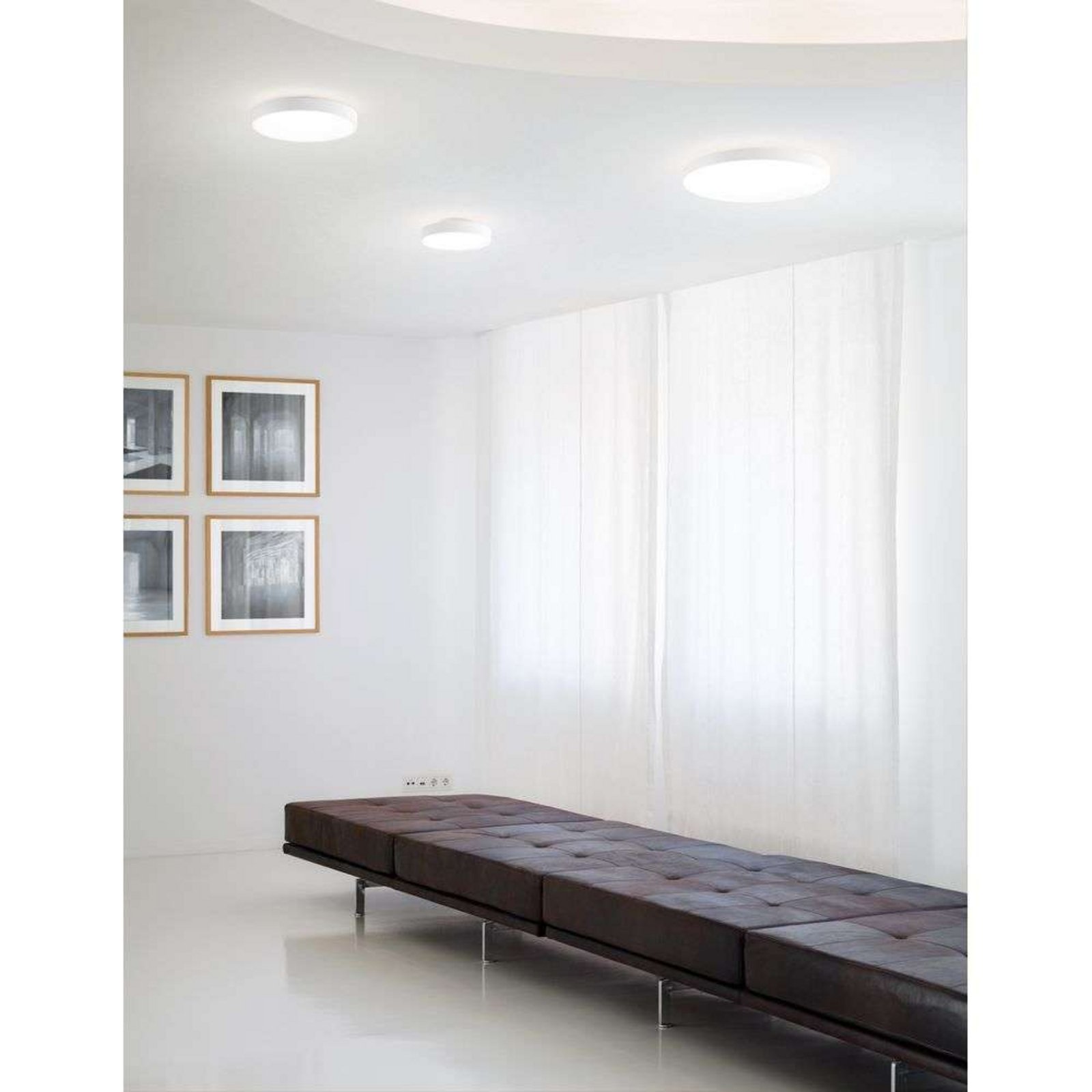 Slice² PI Plafond Ø335 White - Serien Lighting