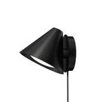 Keglen 175 LED Nástěnné Svítidlo Dim-to-Warm Black - Louis Poulsen