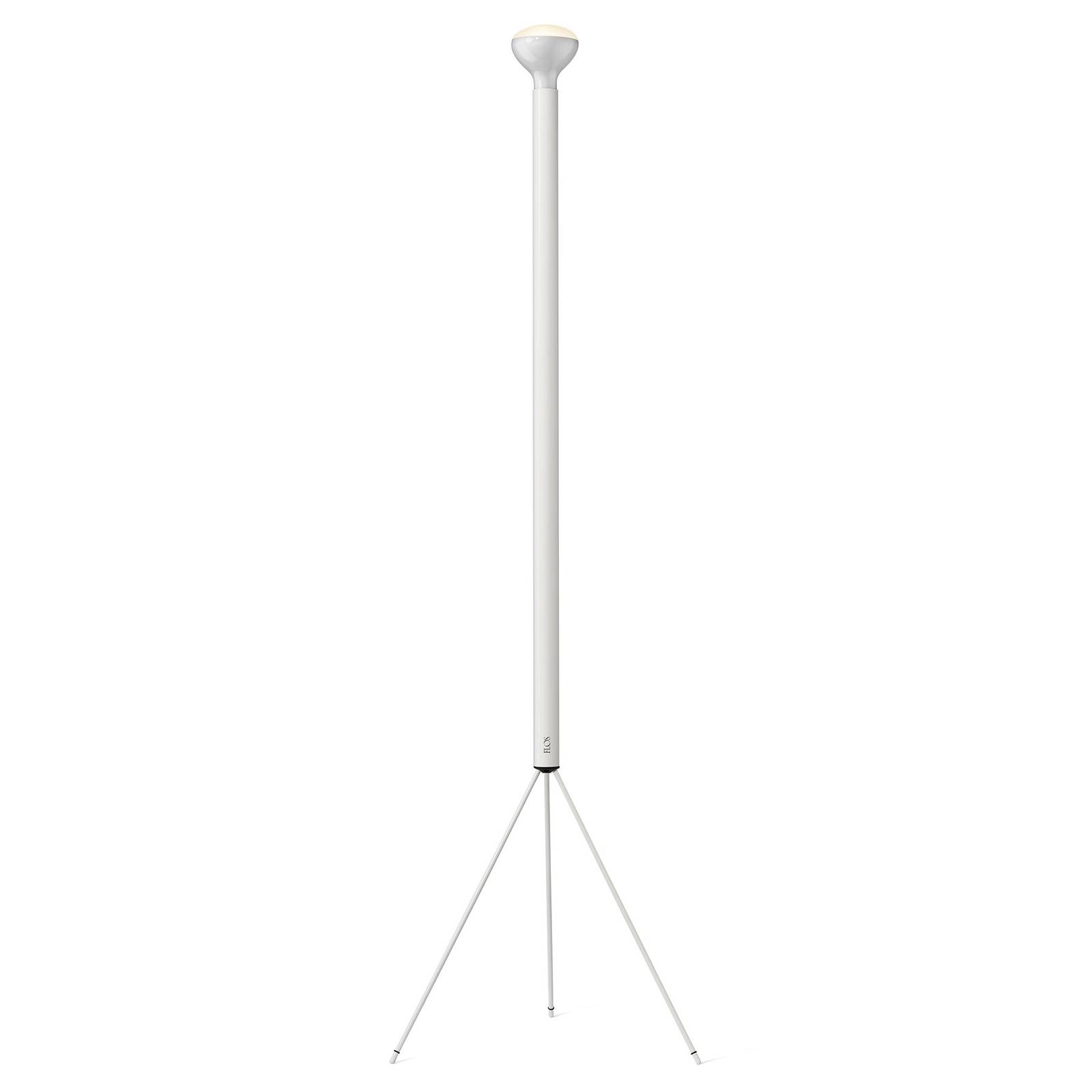 FLOS Stehleuchte Luminator, weiß, Höhe 189 cm, Metall
