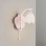 Kinderkamer-wandlamp Mailin in roze