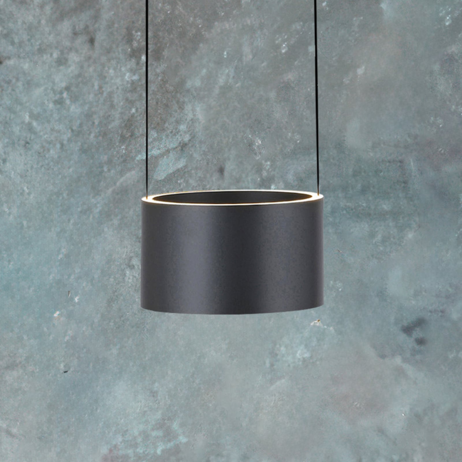 Clipse LED-Pendellampe, grau, Ø 20cm CCT Dimmer 2-flg - PURE Clipse LED-Pendellampe, grau, Ø 20cm CCT Dimmer 2-flg - PURE