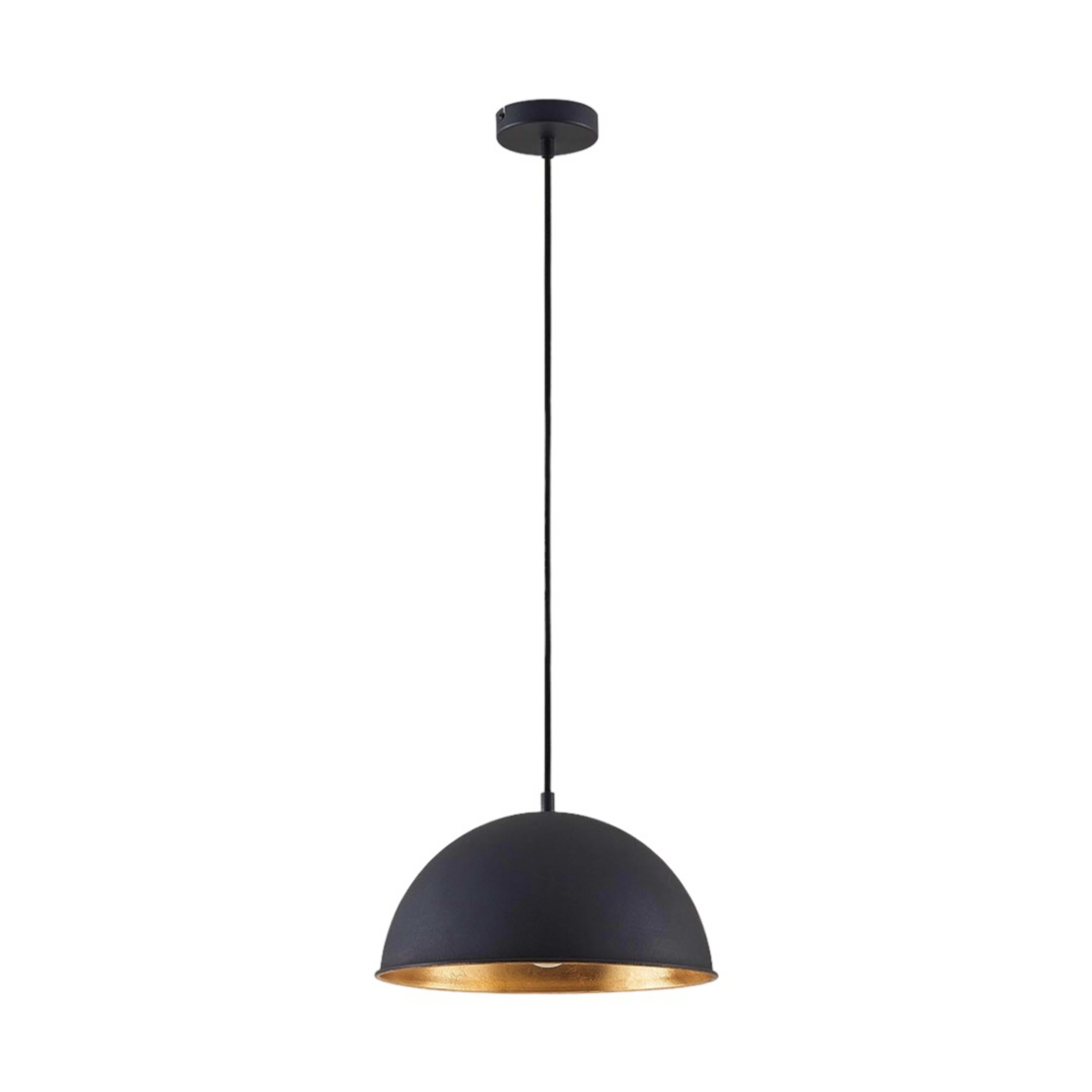 Leya Hanglamp Black/Gold - Lindby
