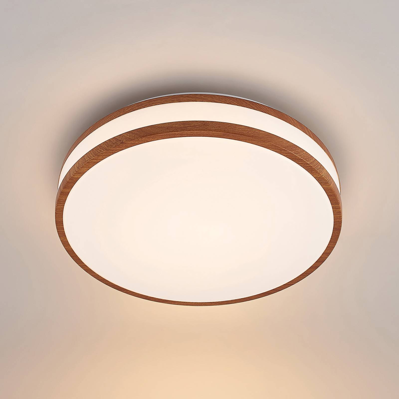 Lindby Viljami lampa sufitowa LED, okrągła, 41 cm