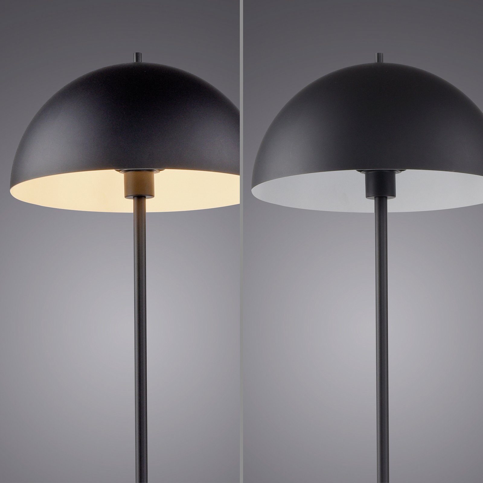 Schöner Wohnen Ali floor lamp, black, iron, E27 Schöner Wohnen Ali floor lamp, black, iron, E27