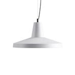 Karman Gangster pendant light, white, Ø 50 cm, ceramic, E27