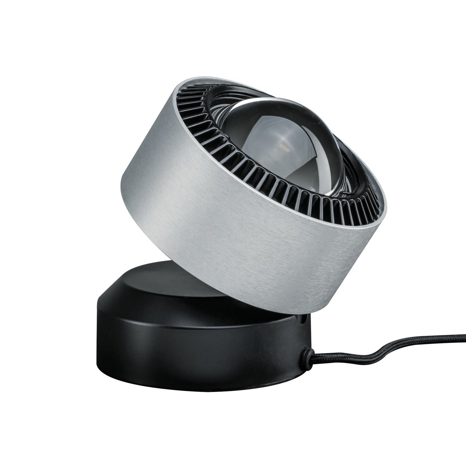 Lampa de masă LED Paulmann Aldan, aluminiu, 10 cm, dimabil