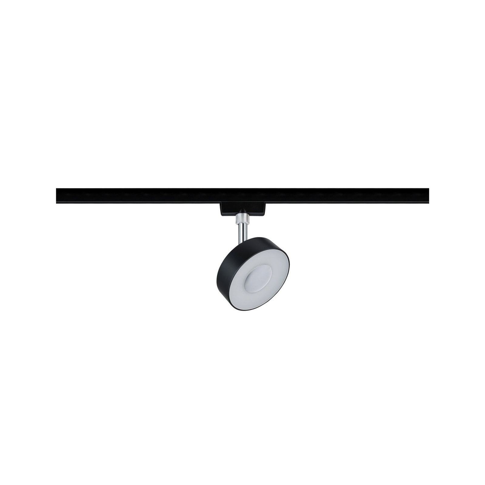 Paulmann URail spot Circle noir dimmable 4 000 K