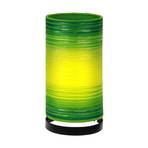 Julie table lamp wrapped in threads, green
