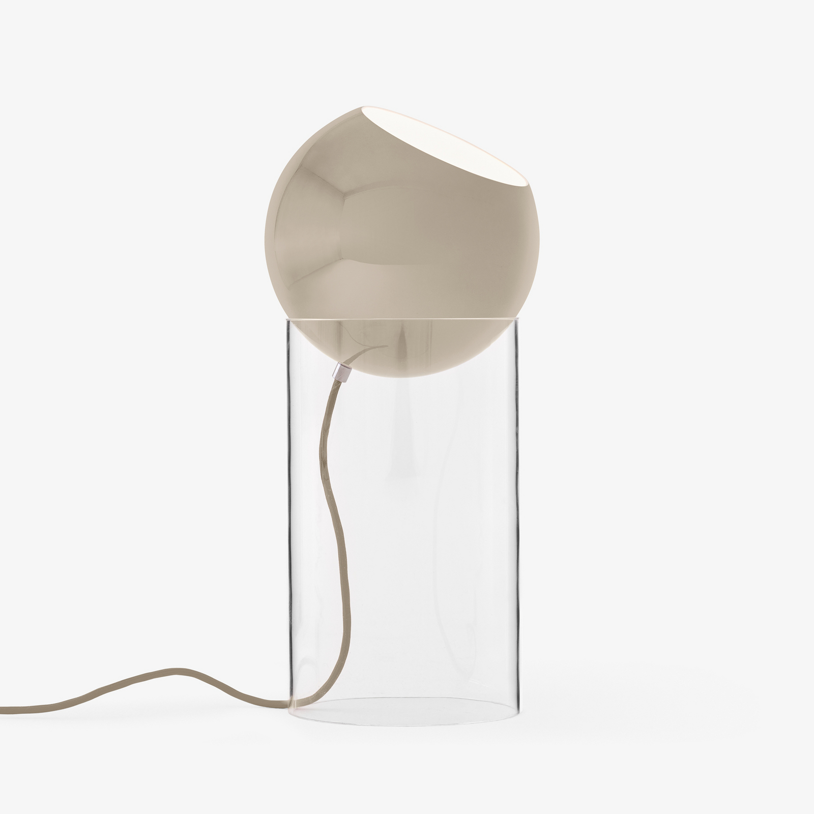 Topan VP14 Lampadaire gris-beige E27 - &Tradition