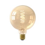 Calex E27 G125 3,8W LED-filament flex guld 821 dim