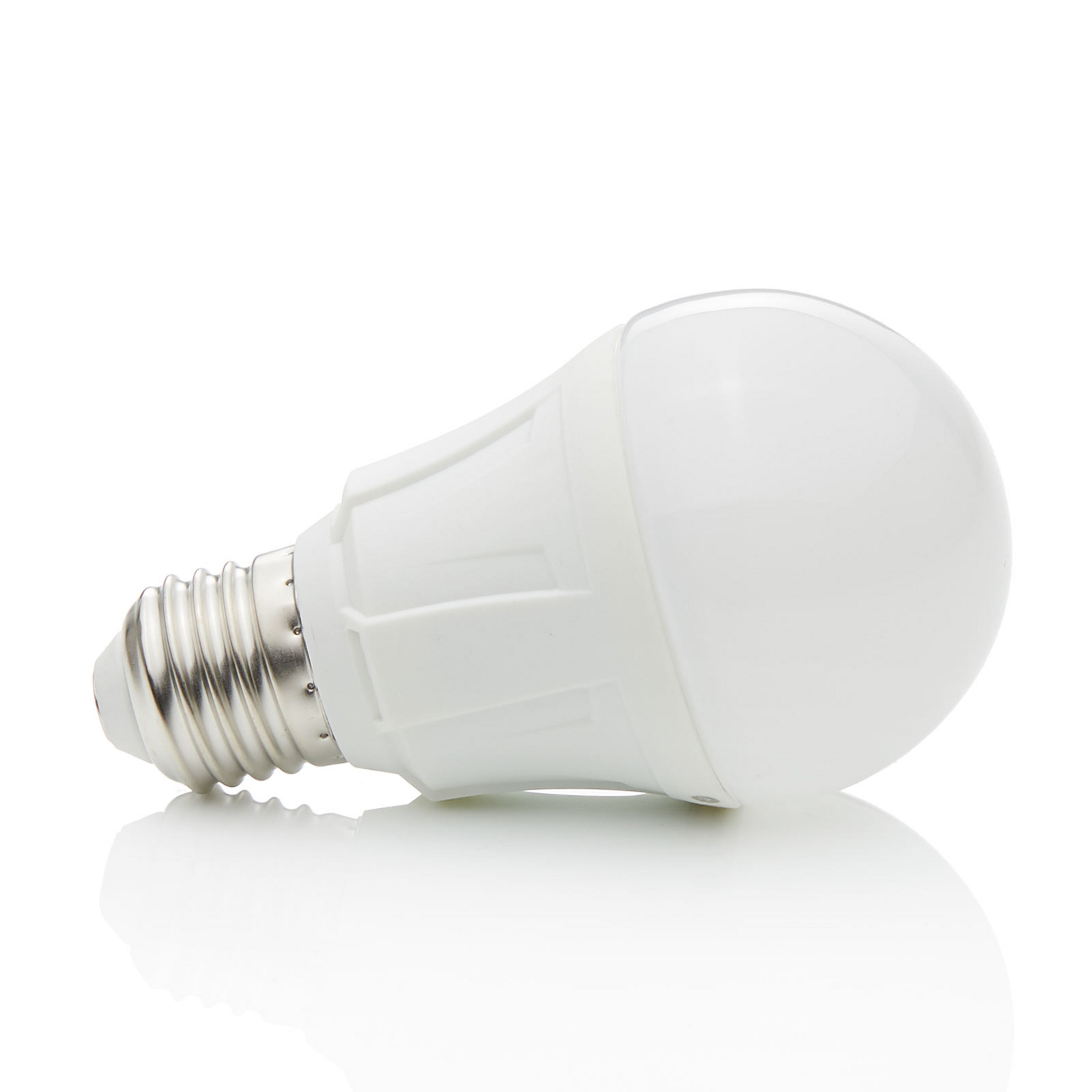 LED bulb, E27, 8.5 W, matt, 3,000 K, 806 lm - Lindby
