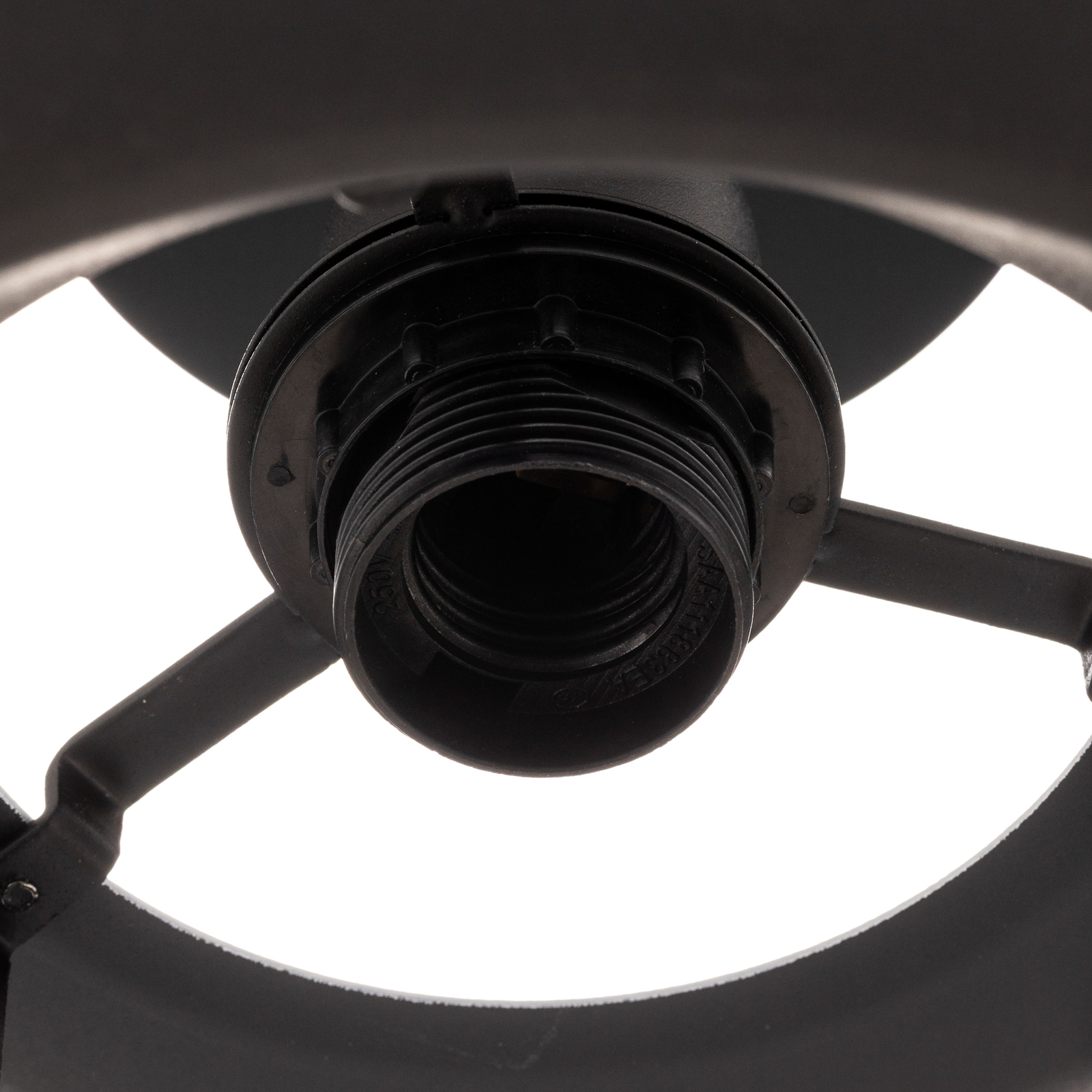 Lucande Kellina plafondlamp in zwart