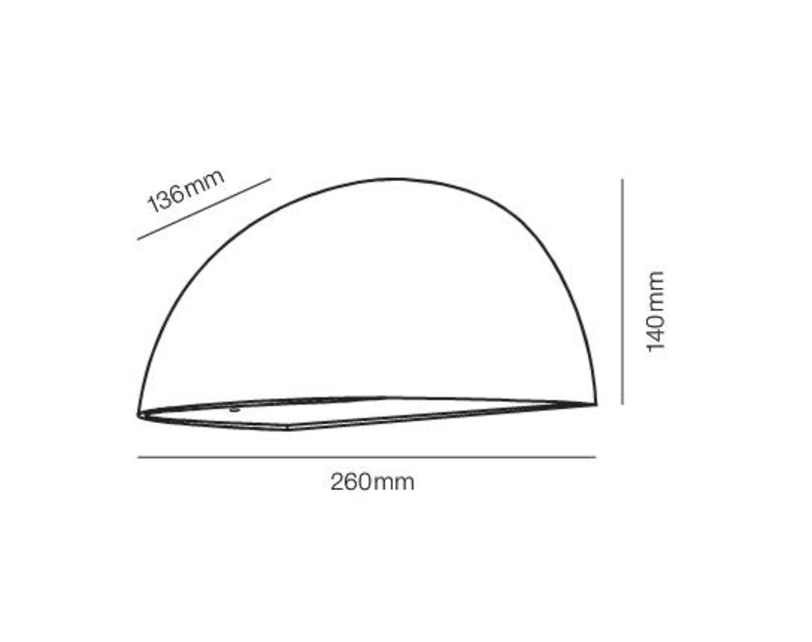 Rørhat Aplica de Exterior 40W E14 Alb - LIGHT-POINT