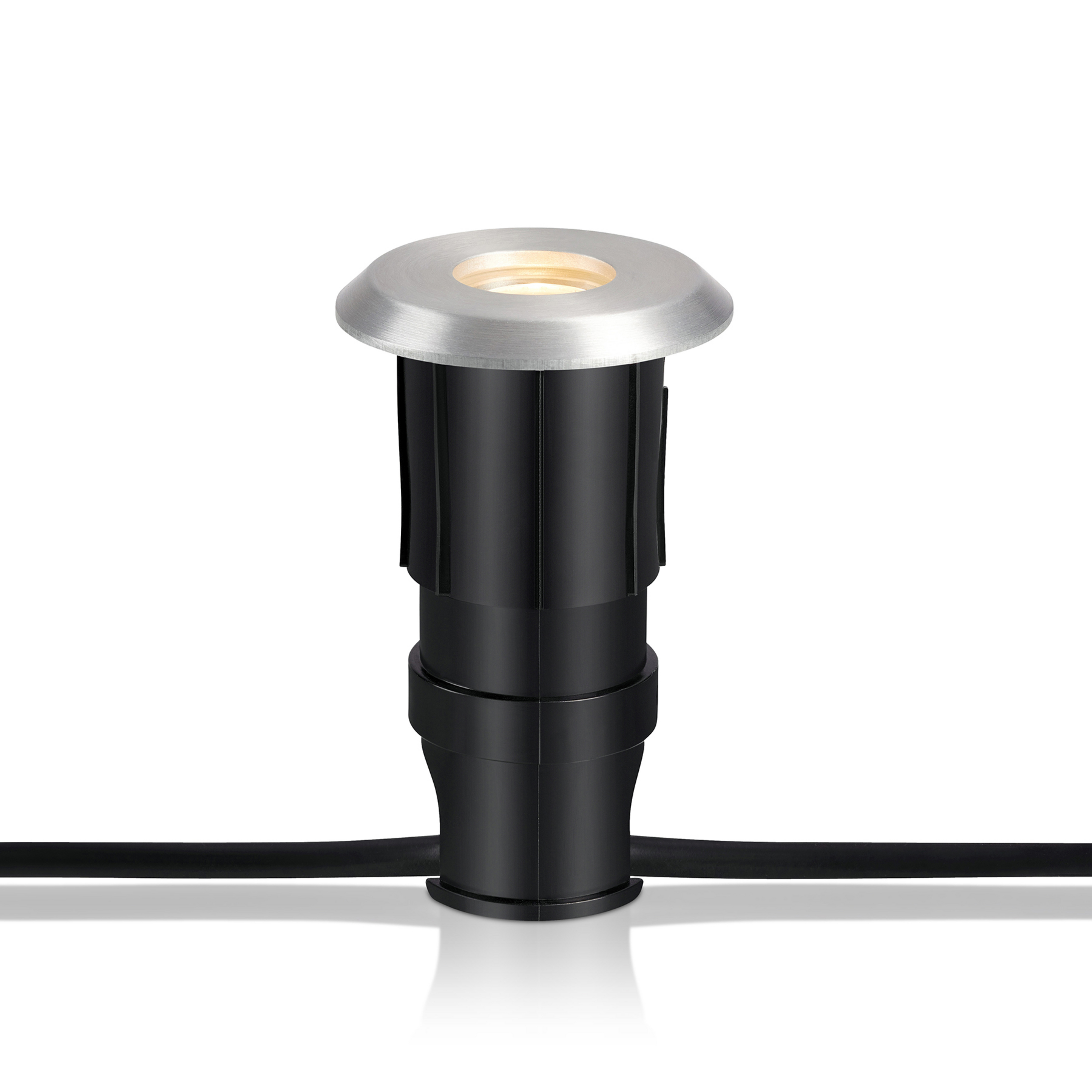 Garden 24 Lampada a incasso Decklight, argento, luce superiore, 3W - Markslöjd