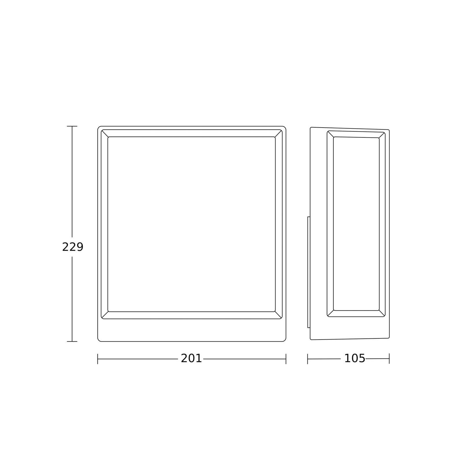 STEINEL L 40 C applique extérieur LED anthracite