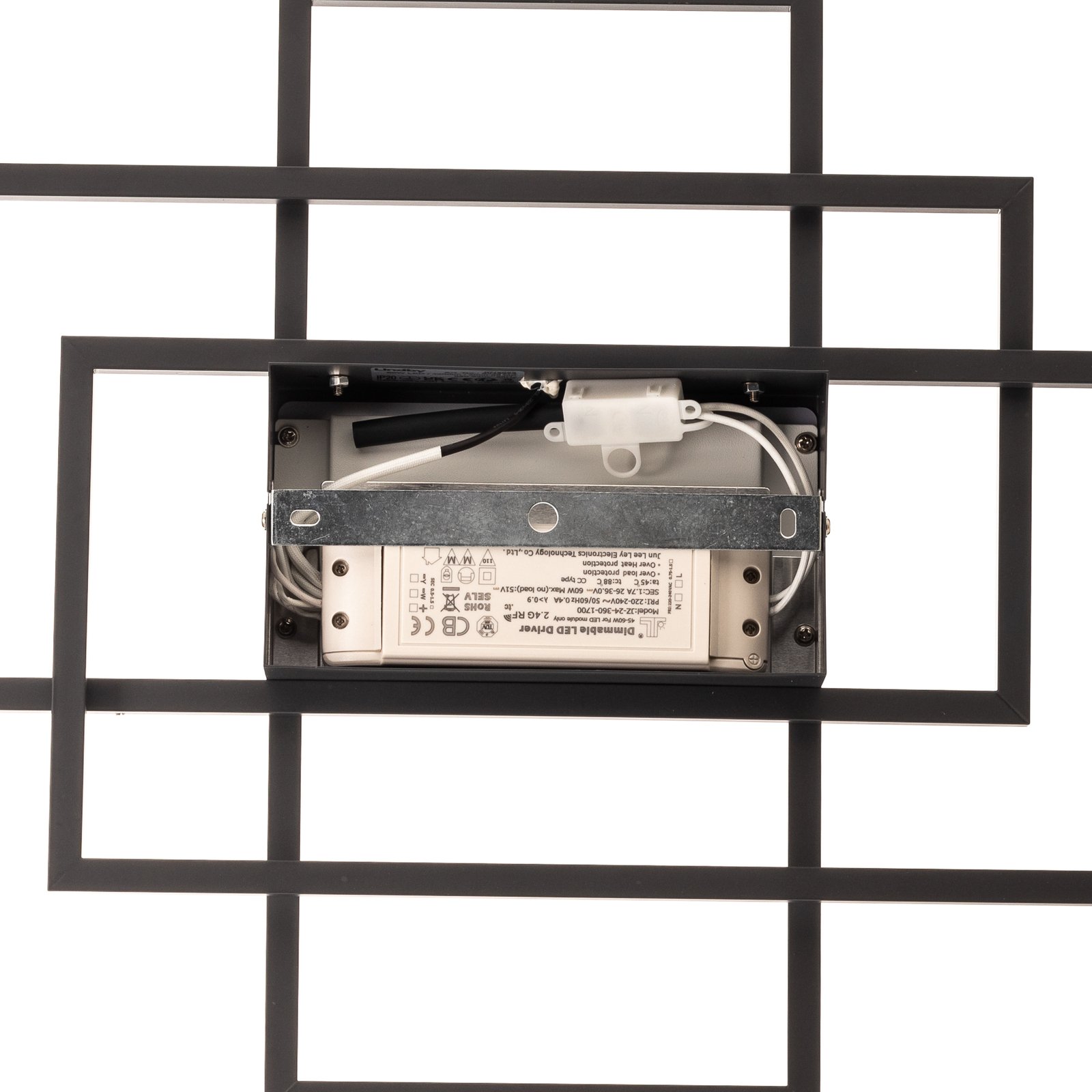 Ismera 3 Deckenleuchte Anthracite - Lindby