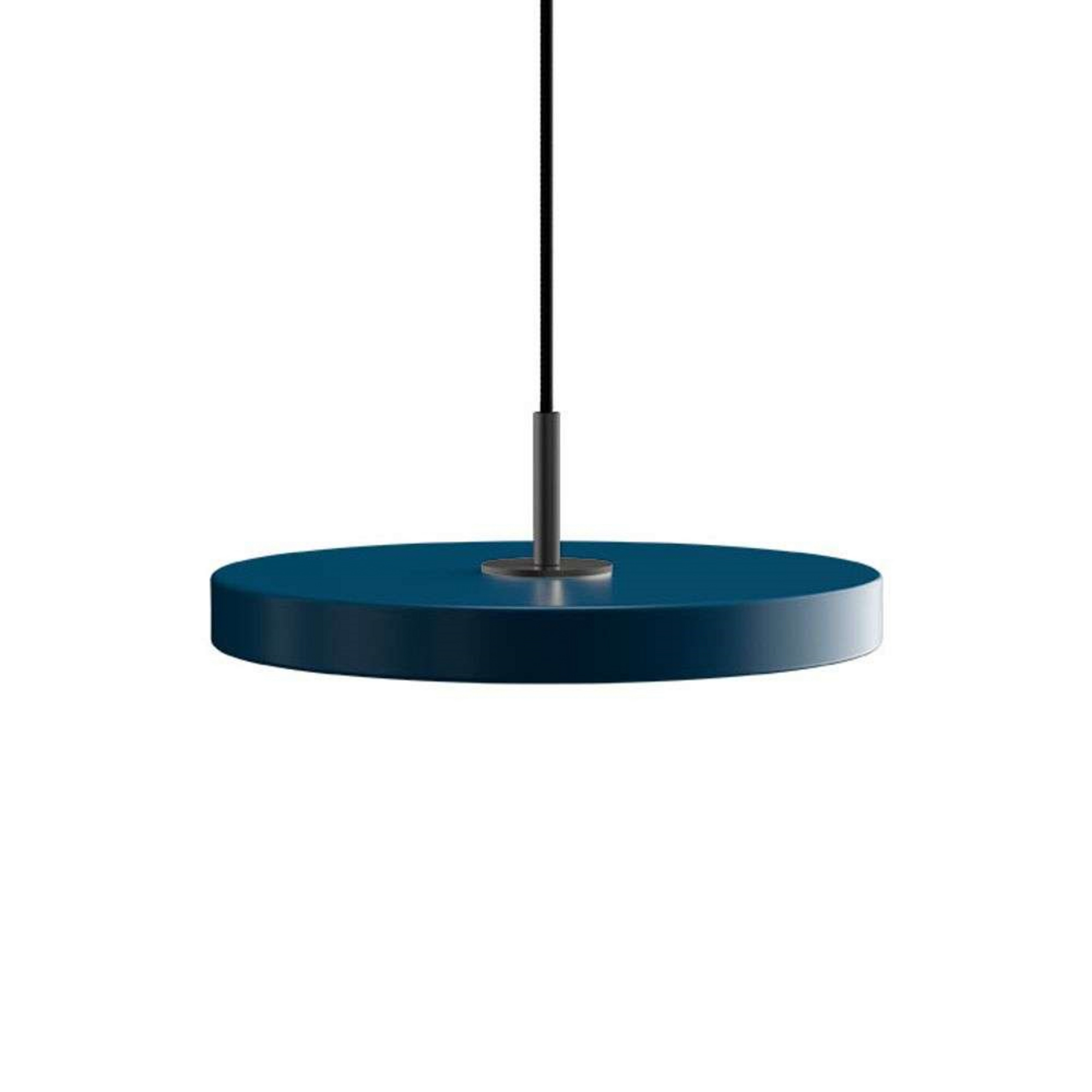 Asteria Lámpara Colgante Mini Petrol Blue/Black Top - UMAGE