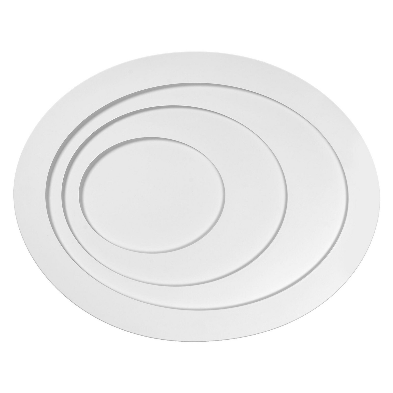 Lampa sufitowa LED OSRAM ORBIS SPIRAL OVAL, Ø 49 cm, biała, 37 W