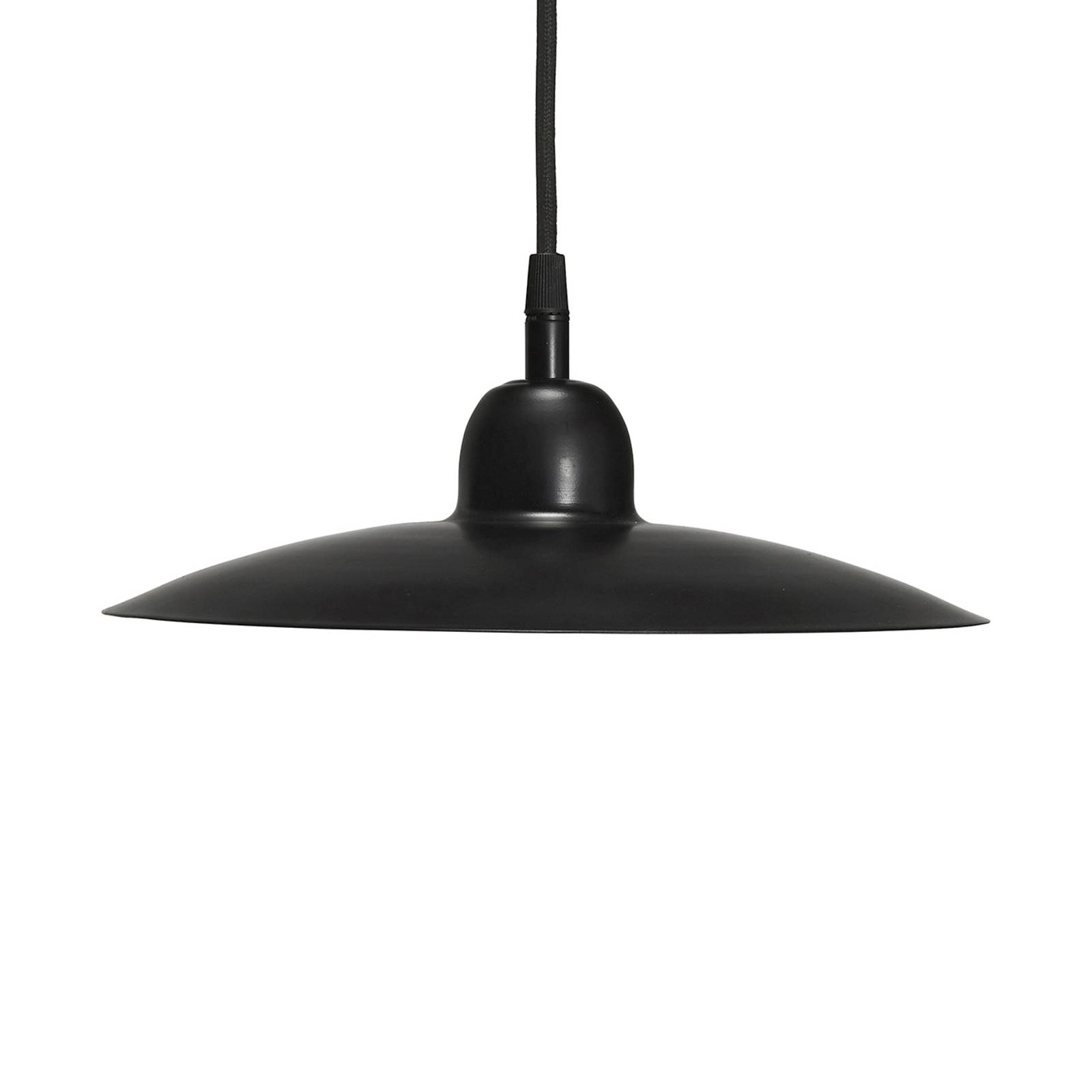 PR Home Hängeleuchte Como, schwarz, Ø 28 cm, Metall, Stecker günstig online kaufen