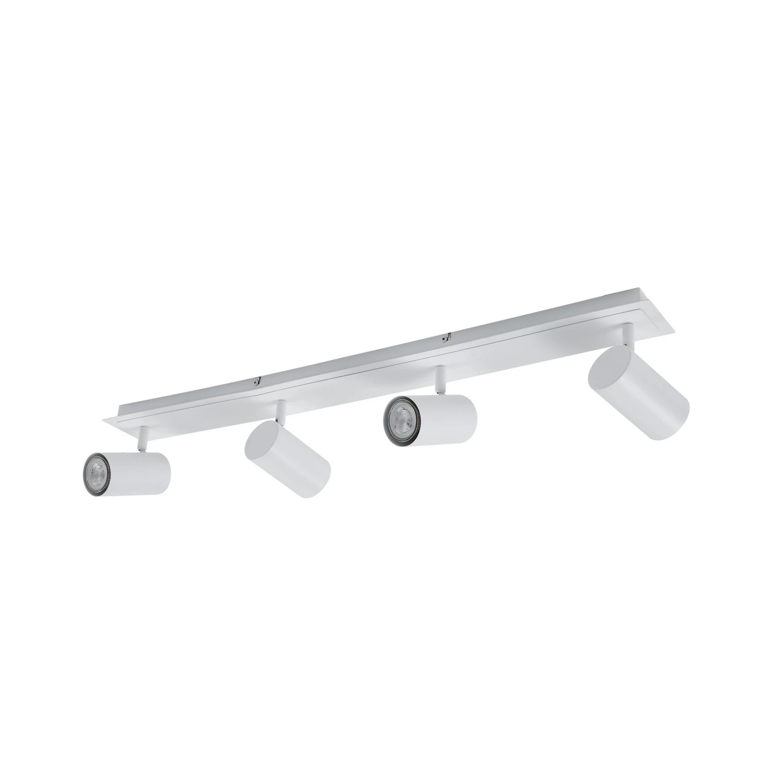 Spot pour plafond Joffrey de Lindby, 80 cm, blanc, à 4 lampes, GU10