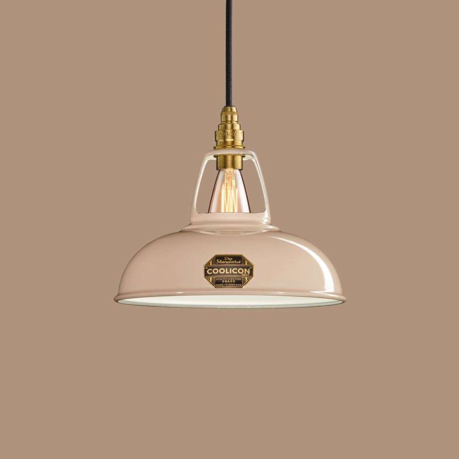 Original 1933 Design Lampada a Sospensione Latte Brown - Coolicon