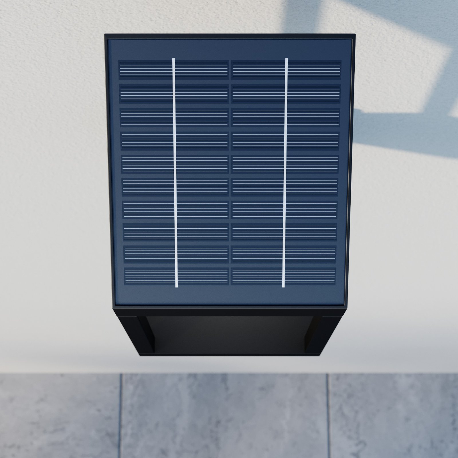 Lucande Timeo LED-Solar-Außenwandleuchte