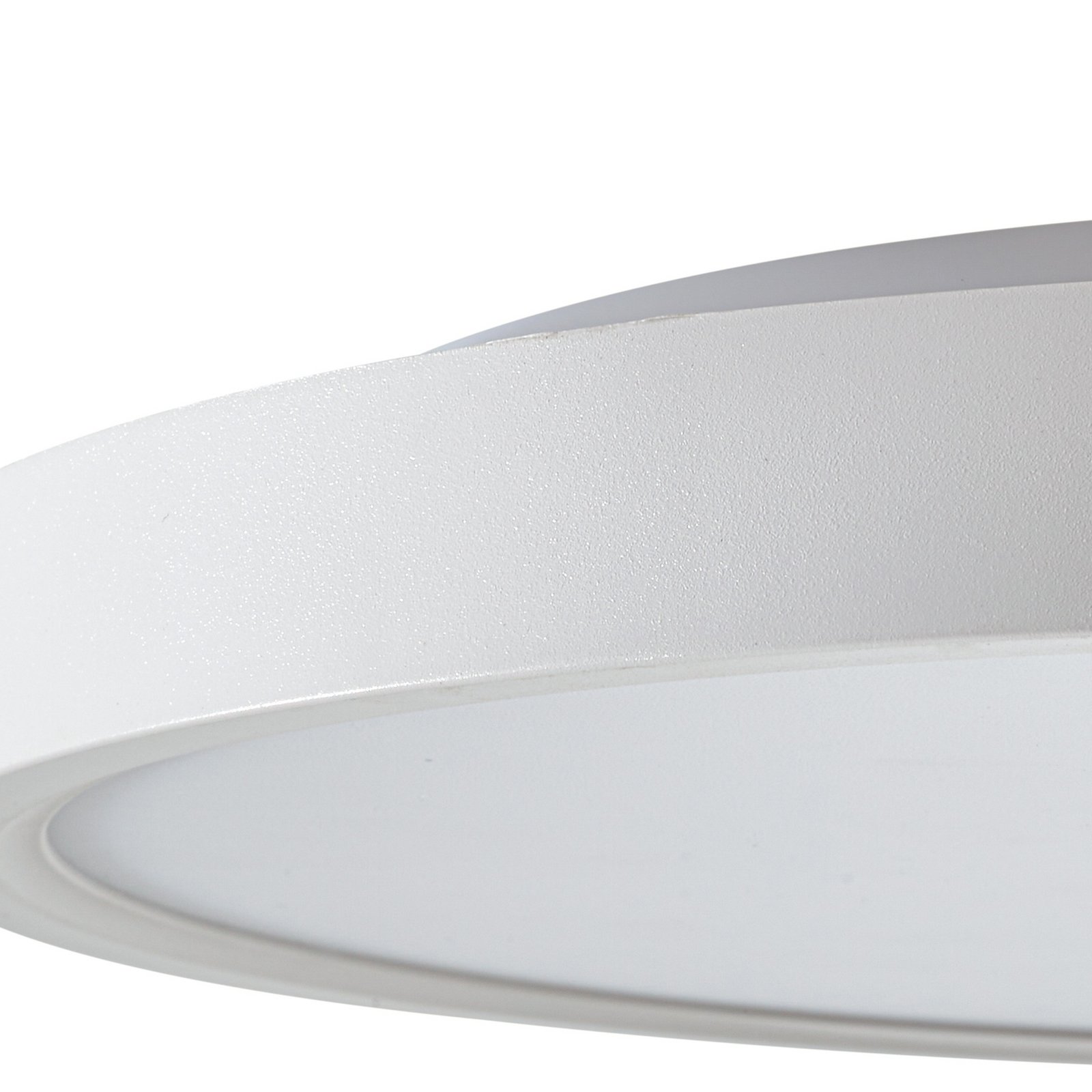 Lindby Smart LED candeeiro de teto LED Deika, Ø 40 cm, branco, Tuya