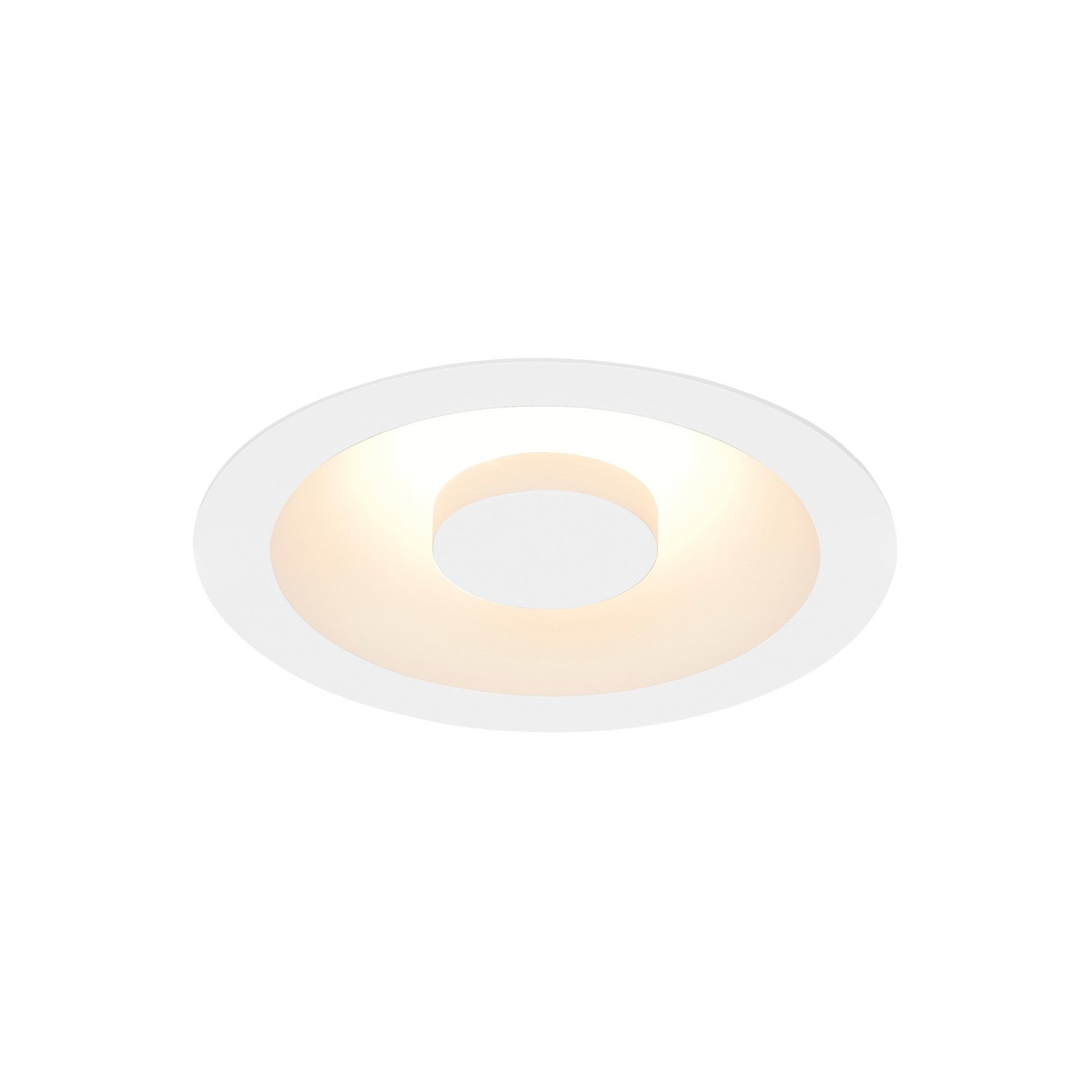 SLV Occuldas 14 įleidžiamas LED šviestuvas, baltas, aliuminis, Ø 14 cm