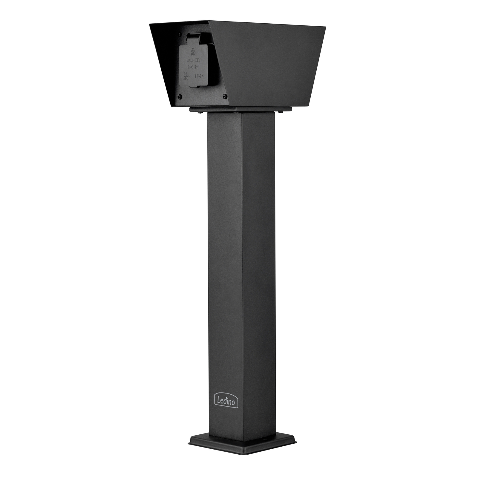 Steckdosensäule Connect L2 mit 2 Dosen, schwarz