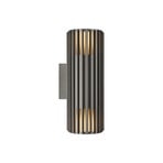 Aludra Double Candeeiro de Parede Exterior Seaside Anthracite - Nordlux